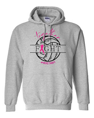 Wilmington School Volley for a Cure hoodie